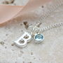 Personalised Birthstone Charm Necklace, thumbnail 2 of 8