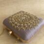 Purple Mandala Design Square Clutch, thumbnail 5 of 8