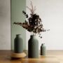 Large Green 'Bottle' Vase For Dried Flowers, thumbnail 1 of 10