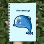Personalised Dolphin Spiral Notebook, thumbnail 1 of 3