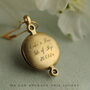 Navy Sapphire Deco Jewel Locket Necklace, thumbnail 4 of 9