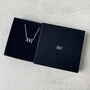 16th Birthday Gift. Silver Roman Numerals Necklace, thumbnail 3 of 6