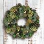 Winter Pine Cone Christmas Wreath, thumbnail 3 of 5