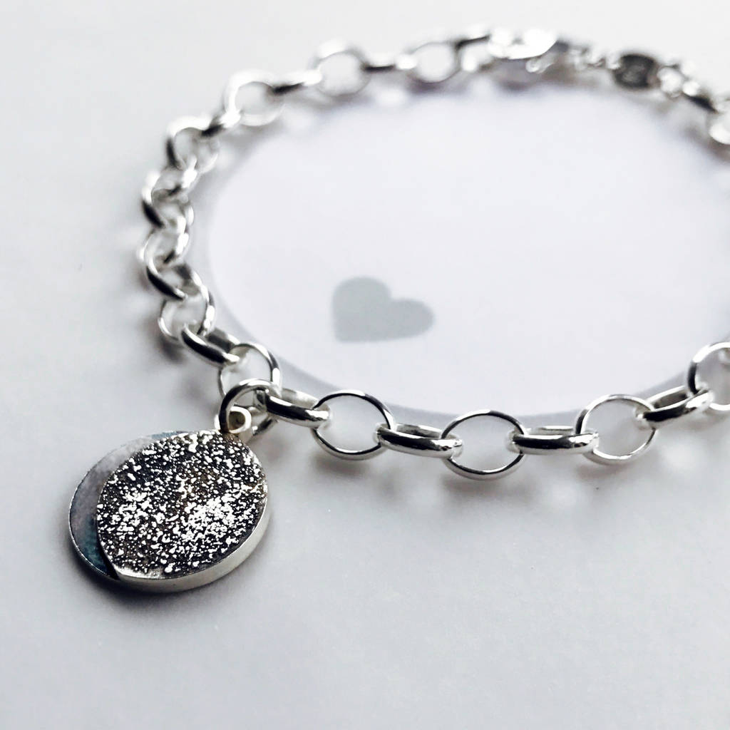 Syna Cosmic Moon Phase Bracelet in Sterling Silver | Neiman Marcus