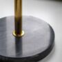Black Marble And Gold Tall Stand Vanity Mirror, thumbnail 2 of 3