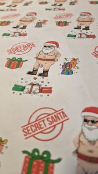 Secret Santa Christmas Wrapping Paper – Rude/Funny, 5 of 6