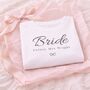 Personalised Bride Future Mrs T Shirt, thumbnail 3 of 4
