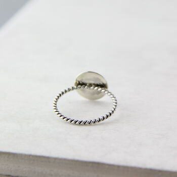 Sterling Silver Compass Ring, 3 of 9