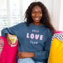'Self Love Club' Women's Sweatshirt Jumper, thumbnail 4 of 9