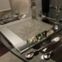 Set Of Mirrored Placemats With Swarovski Crystals, thumbnail 1 of 3
