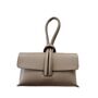 Leather Clutch Crossbody Bag With Knot Handle And Strap, thumbnail 7 of 12
