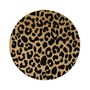 Circular Leopard Print Doormat, thumbnail 2 of 4