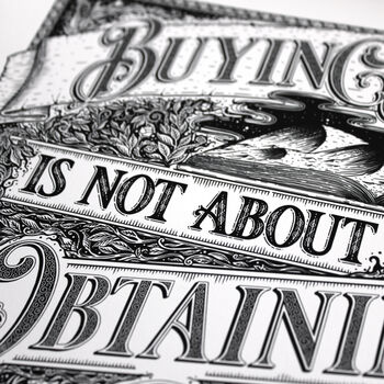 'Buying A Book' Hand Illustrated Print, 5 of 11