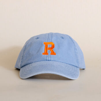Custom Initial Embroidered Vintage Cap, 3 of 6