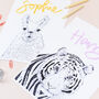 Personalised Tiger Print, thumbnail 7 of 11