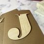 Personalised Initial Letter Holy Communion Day Card, thumbnail 6 of 7