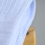 Personalised Blue Cellular Blanket, thumbnail 4 of 8