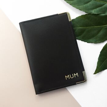 Personalised Luxury Leather Passport Cover, 5 of 7