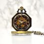 Personalised Pocket Watch With An Octagonal Design, thumbnail 2 of 6