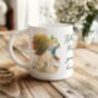 Personalised Labrador Retriever Autumn Dog Walk Keepsake Gift Mug, thumbnail 1 of 2
