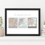 Personalised Your Favourite Locations Map Print, thumbnail 1 of 10