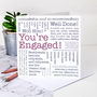 Engagement Congratulations Card, Marriage Quotes, thumbnail 1 of 3