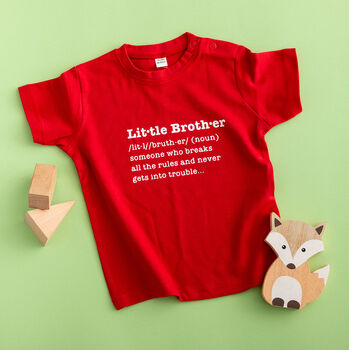 Brothers Definition T Shirt Set, 5 of 8