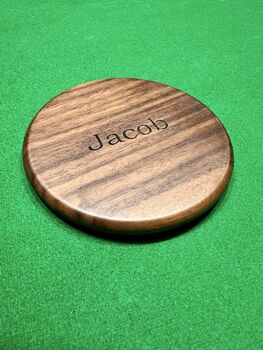 Personalised Premium Solid Wood Wireless Charger, 6 of 12