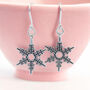 Vintage Style Snowflake Earrings, thumbnail 5 of 7