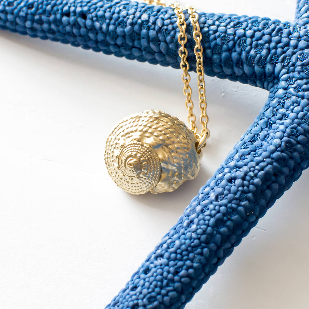 Snail Shell Necklace By Juju Treasures