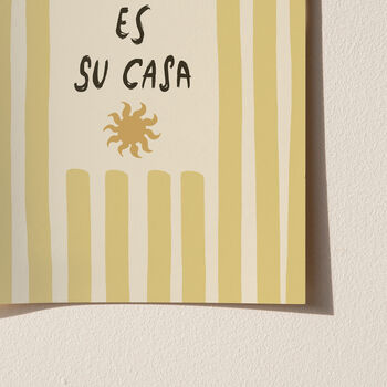 Mi Casa Es Su Casa Kitchen Print, 9 of 12
