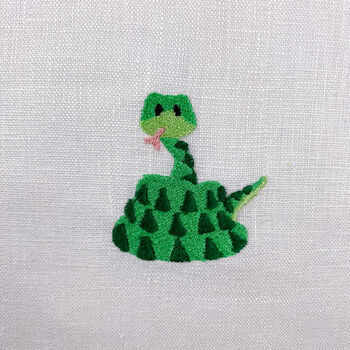 Children's Rainforest Embroidered Nursery Cushion, 7 of 8