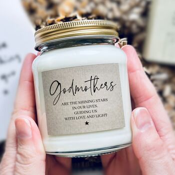 Godmothers Are Shining Stars Candle Gift, 2 of 10