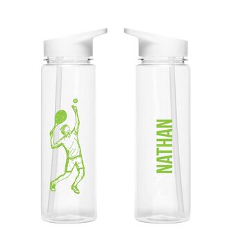 Tennis Personalised Water Bottles, 4 of 6