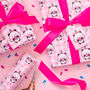 Gingham Party Panda Wrapping Paper With Tags, thumbnail 2 of 8