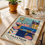 Padstow Cornwall Art Print, Poster Print, Kitchen Wall Art, Wall Art Print, Graphic Geometric Print, Colourful Art, Home Decor, A5, A4, A3, A2, A1, thumbnail 7 of 11