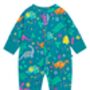 Dinosaur Romper For Baby | Certified Organic Cotton, thumbnail 1 of 7