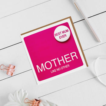 Mother Like No Other Badge Card, 2 of 5