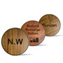 Custom Engraved Walnut Wireless Phone Charger Personalised Fast Charging Dock, thumbnail 1 of 7
