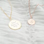Sterling Silver Handwriting Sia Personalised Necklace, thumbnail 2 of 12