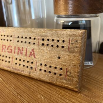 Vintage Wills’s Golden Virginia Cribbage Board, 3 of 5