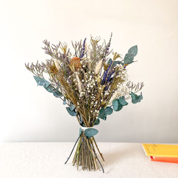 Preserved Lavender Bouquet With Banksia Denlune, 2 of 5