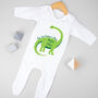 Personalised First Father's Day Dinosaur Bodysuit, thumbnail 3 of 5