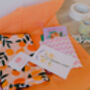 Sevilla Oranges Organic Cotton Tea Towel, thumbnail 4 of 7