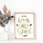 'Home Sweet Home' New Home Foil Print Gift, thumbnail 1 of 7