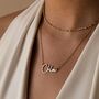 Dainty Name Necklace With Box Chain, thumbnail 11 of 11