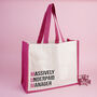 Massively Underpaid Manager Mum Tote Bag, thumbnail 2 of 4
