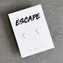 Escape Palm Tree Earrings In Sterling Silver, thumbnail 1 of 5