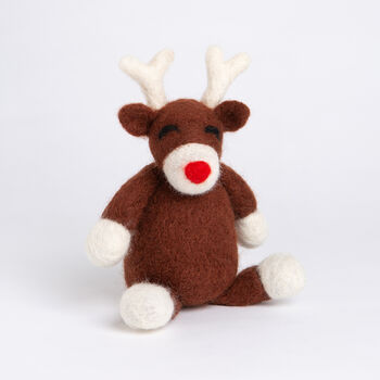 Reindeer Needle Felt Craft Kit, 5 of 7