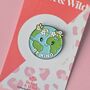 Be Kind World Earth Enamel Pin Badge, thumbnail 2 of 4